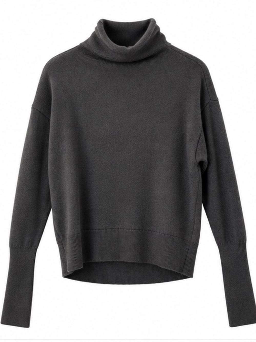Wilfred Dark Charcoal Turtleneck Sweater